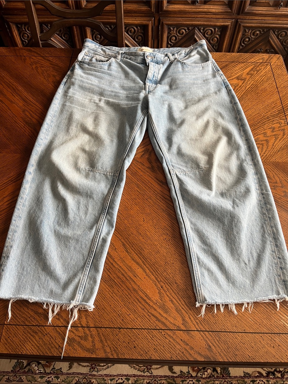 Madewell Darted Barrel Jeans